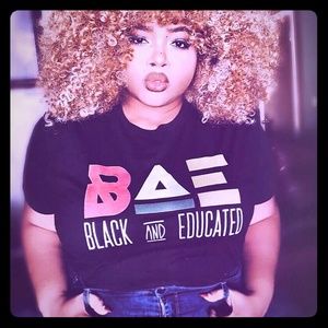 Black and Educated tee